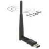 Image de Tarjeta de Red Delock 12462 USB 2.0 Wi-Fi 5 433 Mbit/s Dual Bande Noire