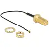 Image de Câble coaxial Delock 0,1 m RP-SMA à MHF IV/ HSC MXHP32