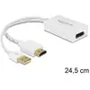 Image de Adaptateur vidéo DeLOCK 62496 DisplayPort vers HDMI + USB 0,245 m