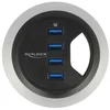 Image de Hub DeLock 4 ports 5 Gbit/s USB 3.0 modèle 62868 montage bureau