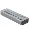Image de Delock 63264 Hub 7x USB 3.2 + USB 2.4A + USB-C PD