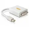 Image de Adaptateur mini DisplayPort vers DVI DeLOCK 0,18 m blanc