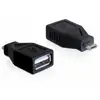 Image de Adaptateur USB 2.0-A vers USB Micro-B Macho Noir DeLOCK