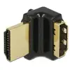 Image de Adaptateur HDMI-A/HDMI-A F/M 90° Noir DeLOCK