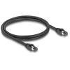 Image de Câble réseau DeLOCK RJ45 Cat.8.1 S/FTP 1 m jusqu'à 40 Gbps noir