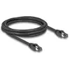 Image de Câble réseau Delock RJ45 Cat.8.1 S/FTP 2 m jusqu'à 40 Gbps noir