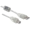 Image de Câble USB 2.0 A-B DeLOCK 0,5 m Gris