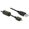 Image de Câble USB 2.0 DeLOCK 1 m Noir USB A vers Micro-USB B