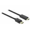 Image de Câble vidéo DeLOCK 82435 3 m HDMI vers DisplayPort