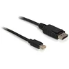 Image de Delock Câble Delock Mini-displayport Displayport 2m - Connecteur Plaqué Or, Supporte 4k. Idéal pour Mac et PC   Connexion fiable et haute performance !