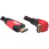 Image de Câble HDMI DeLOCK 5 m Noir/Rouge 10,2 Gbit/s