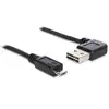 Image de Cable USB 2.0 DeLOCK 3 m Macho a Micro-USB B Noir