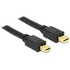 Image de Cable DisplayPort DeLOCK 83475 2 m Mini DisplayPort vers Mini DisplayPort Noir