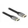 Image de Câble HDMI Delock Ultra Haute Vitesse 48 Gbps 8K 60 Hz 1 m Gris