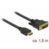 Image de Câble adaptateur HDMI vers DVI DeLOCK 85653 1,5 m bidirectionnel