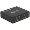Image de Diviseur Vidéo HDMI DeLOCK 87701 2x HDMI Noir Métal 340 MHz