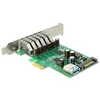 Image de Carte d'extension PCIe Delock 89377 avec 6 ports USB 3.0 externes et 1 interne