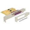 Image de Carte d'Interface DeLock 89445 PCI Express Port Parallèle 0,0144 Gbit/s Profil Bas