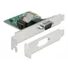Image de Carte Réseau DeLock 89948 PCI Express x1 RS-232 DB9 256B profil bas