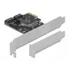 Image de Tarjeta de Red DeLock 90431 PCIe SATA 6 Gb/s 2 Ports NCQ TRIM S.M.A.R.T.