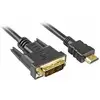 Image de Adaptateur vidéo 3 m HDMI vers DVI-D Oro Negro Macho/Macho Sharkoon