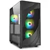 Image de Boîtier PC Sharkoon REBEL C80G RGB Noir Verre Trempé ATX