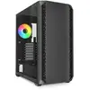 Image de Sharkoon AK2 RGB Boîtier PC Midi Tower Noir Compatible ATX, Micro-ATX, Mini-ITX