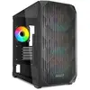 Image de Boîtier Sharkoon MK3 RGB Micro Tour Noir avec Ventilateurs Préinstallés