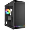 Image de Boîtier PC Sharkoon MK4W RGB Strip Micro-ATX/Mini-ITX RGB en verre trempé noir