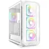 Image de Boîtier Sharkoon AK5G RGB Midi Tower Verre Temperé 4 Ventilateurs RGB Blanc