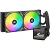 Image de Refrigeration Liquide Sharkoon S50 ARGB 240mm 2 Ventilateurs RGB adressables