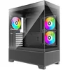 Image de Boîtier PC Xilence Beam Midi Tower Noir ATX Verre Trempé RGB