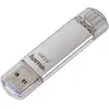 Image de Clé USB HAMA C-Laeta 16 GB USB Type-A et Type-C 3.2 Gen 1 Argent