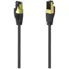 Image de Câble réseau Hama 00200692 Cat8 1,5 m S/FTP RJ-45 noir