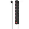 Image de Multiprise Hama 6 prises avec protection surtension et interrupteurs individuels