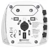 Image de Adaptateur de voyage HAMA MUV Micro universel compact blanc multi-pays