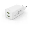 Image de Chargeur Hama 65W 2 Ports USB-C Power Delivery Quick Charge Blanc