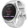 Image de Hama 5010 Bluetooth 46mm LCD Argent Bracelet Gris M Étanche IP68 SpO2 Pulsomètre Sommeil