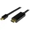 Image de Cable Mini DisplayPort a HDMI StarTech 1 m Negro Ultra HD 4K pasivo