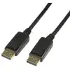 Image de Câble DisplayPort LogiLink CV0074 5m 4K Or Mâle-Mâle