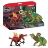 Image de Figurines Eldrador Creatures Schleich Saurio de Fuego Rojo et Lagarto Jungla