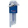 Image de Clé Allen Torx Bosch Professional Set 9 pièces S2 chromé poignée confortable