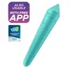 Image de Vibromasseur Satisfyer Ultra Power Bullet 8 Turquoise Contrôle App Étanche
