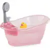 Image de Baignoire pour poupée Corolle Rose Brillante avec Douche et Canard 30-36 cm