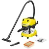Image de Aspirateur Industriel Kärcher WD 4 S V-20/5/22 1000W Poussière et Eau Réservoir 20L Inox