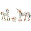 Image de Kit Magique Schleich Bayala 3 Figurines Unicorn Pégase Aile Purpurine