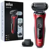 Image de Rasoir pour Visage Braun Series 6 61-R1200S Sans Fil 50min Sec et Mouillé 3 Lames