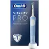 Image de Brosse à dents oscillo-rotative Oral-B Vitality Pro 3 Modes Minuteur Embrayage 1 Indicateur remplacement