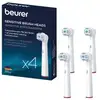 Image de Brossette Dentaire Beurer TB 30 TB 50 4 Unités Blanc Compatible