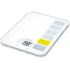 Image de Balance de cuisine Beurer KS19 Bon Appetite 5kg 1g Blanc LCD Verre Sécurité Tactile